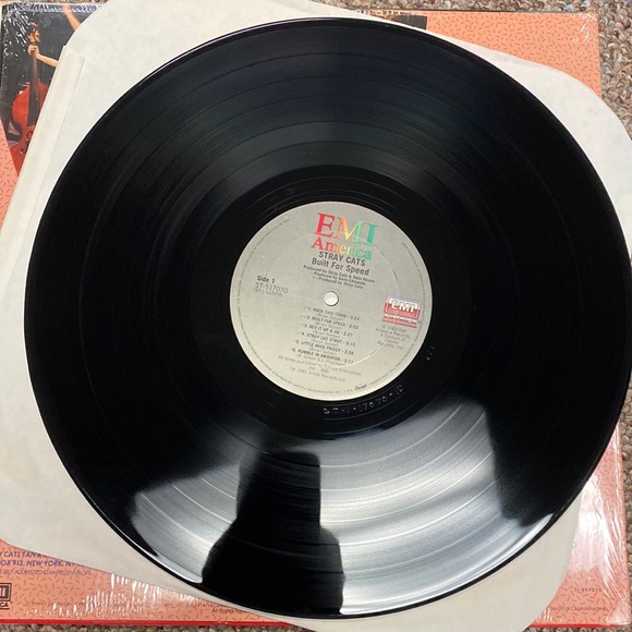 Stray Cats 1982 Built For Speed Vinyl Lp - Picture 5 of 6
